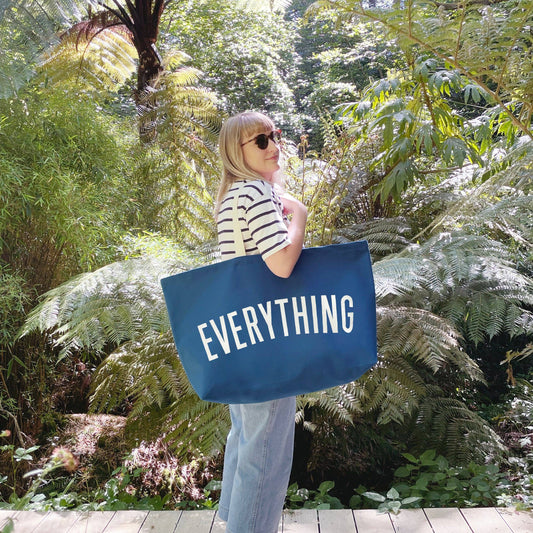 Everything - ocean blue REALLY big bag