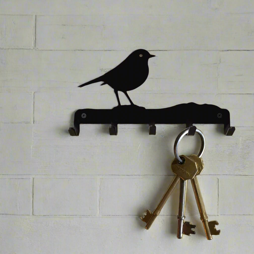 Steel robin key hook
