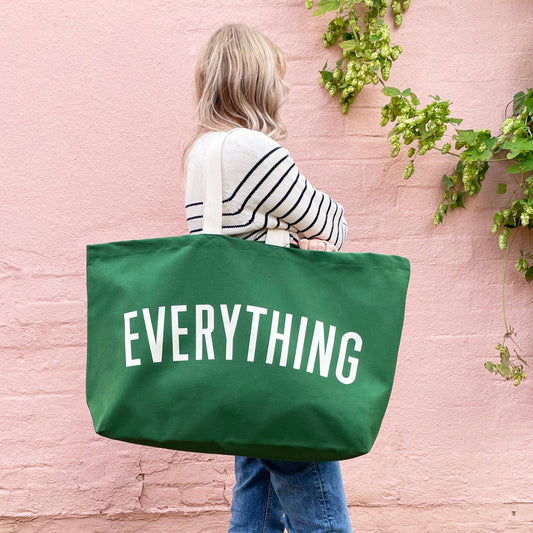 Everything - forest green REALLY big bag