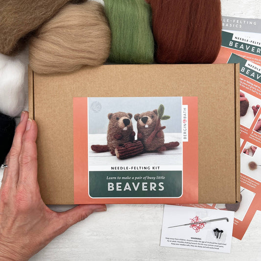Beavers needle felting kit