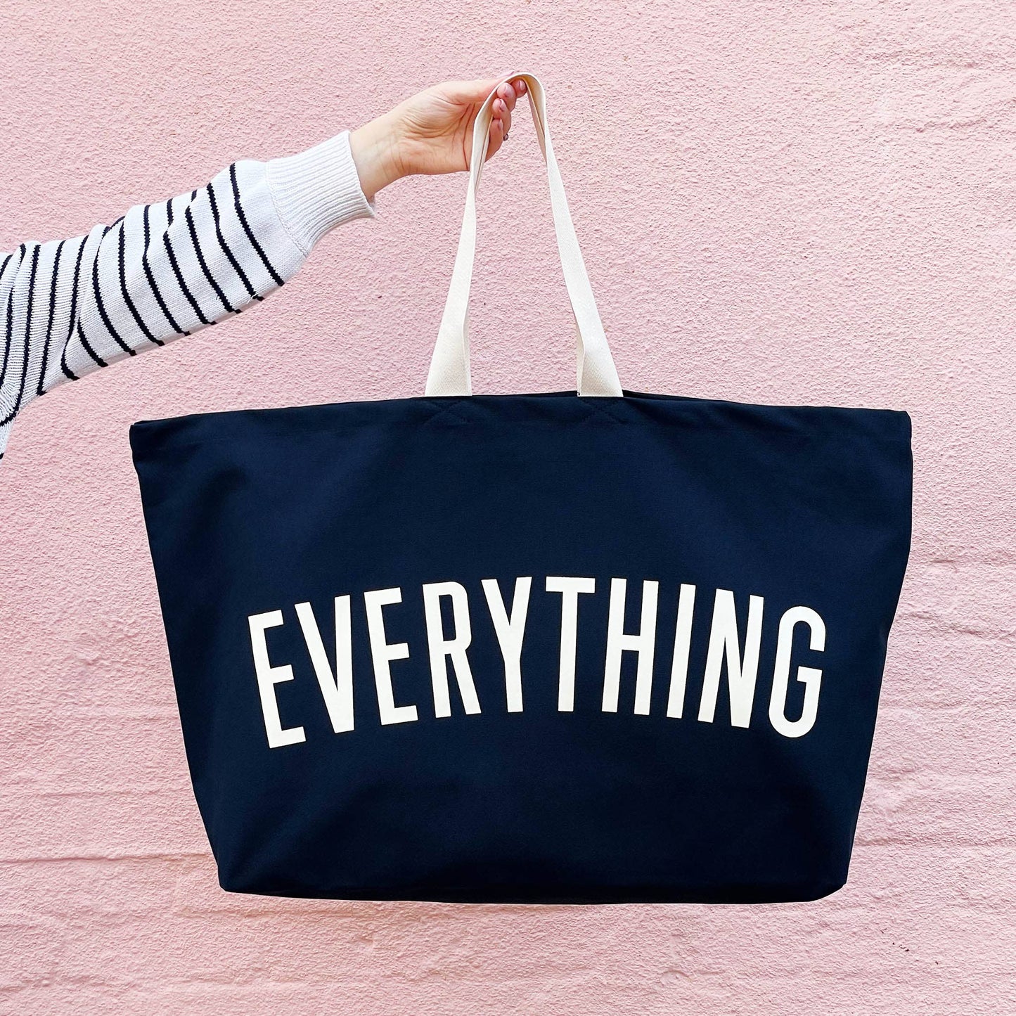 Everything - midnight blue REALLY big bag