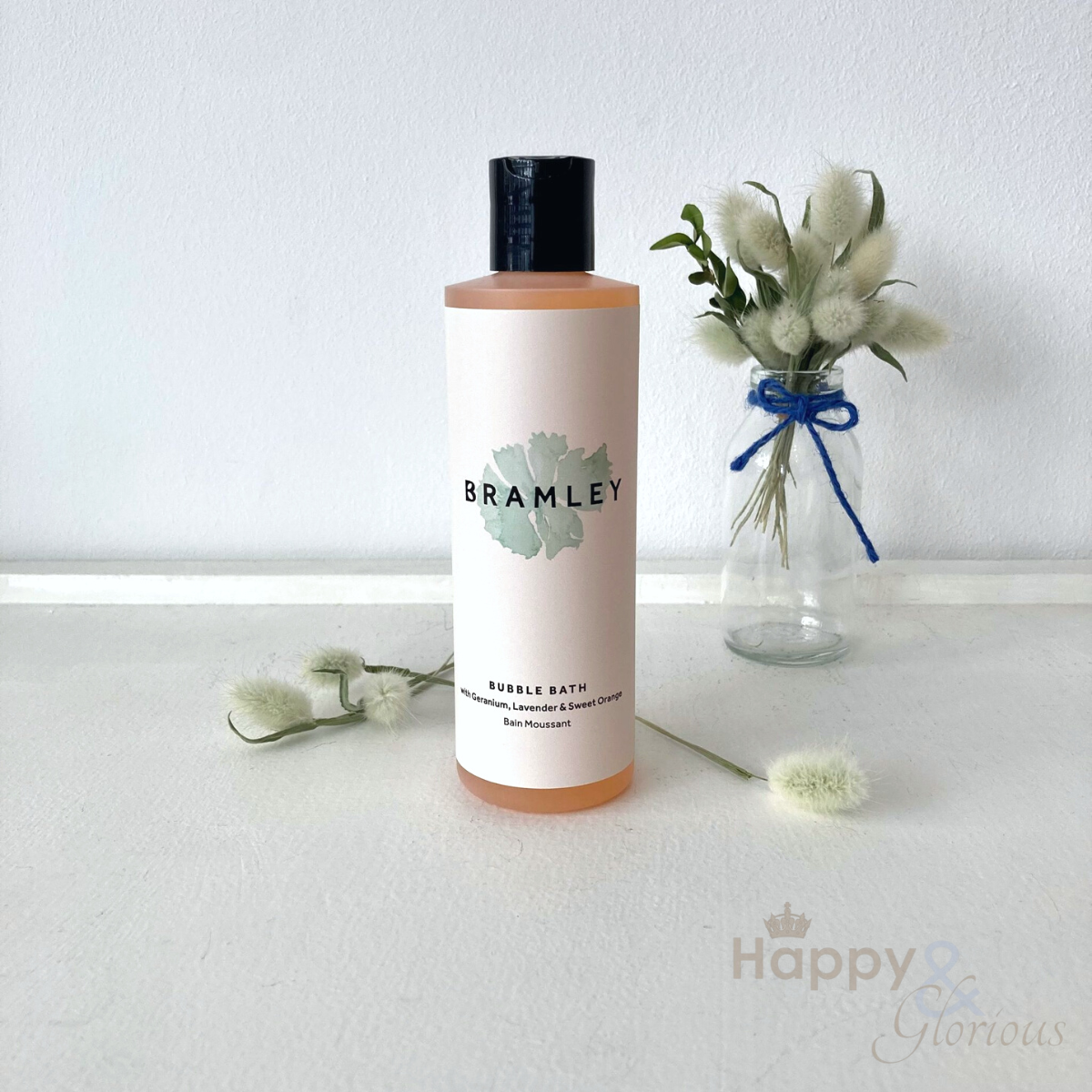 Geranium, lavender & sweet orange bubble bath by Bramley Products