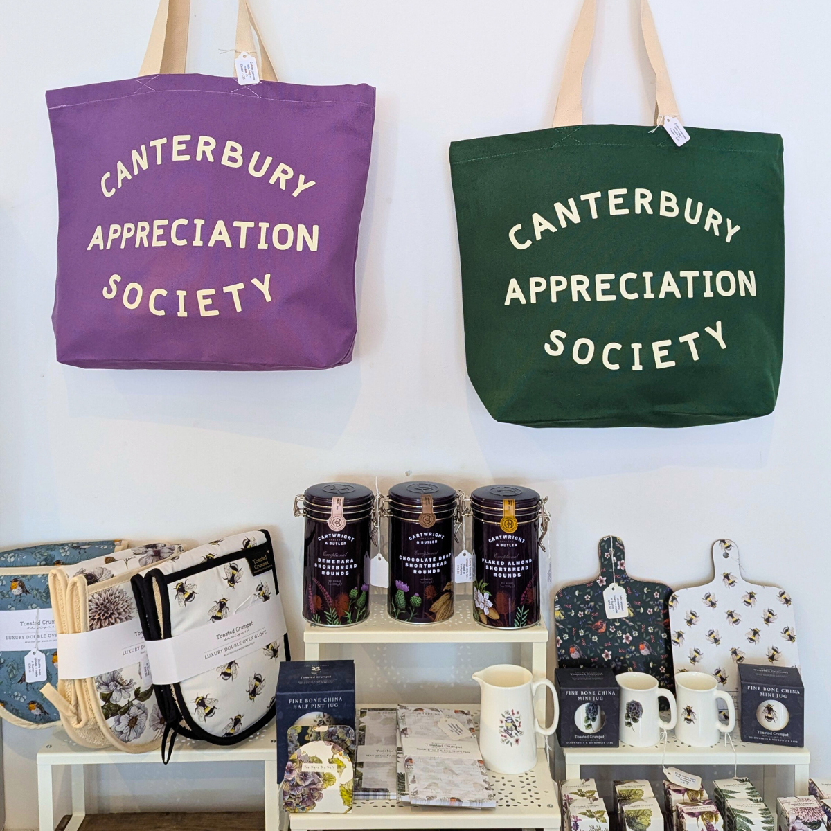 Canterbury appreciation society canvas tote bag