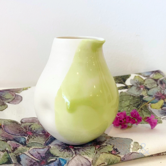 Handmade porcelain creamer jug