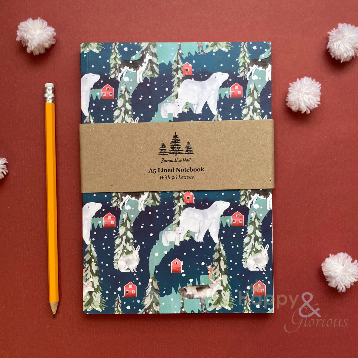 Winter wonderland notebook