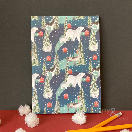 Winter wonderland notebook