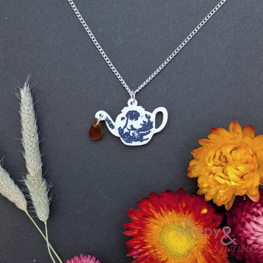 Vintage teapot pendant by Tatty Devine