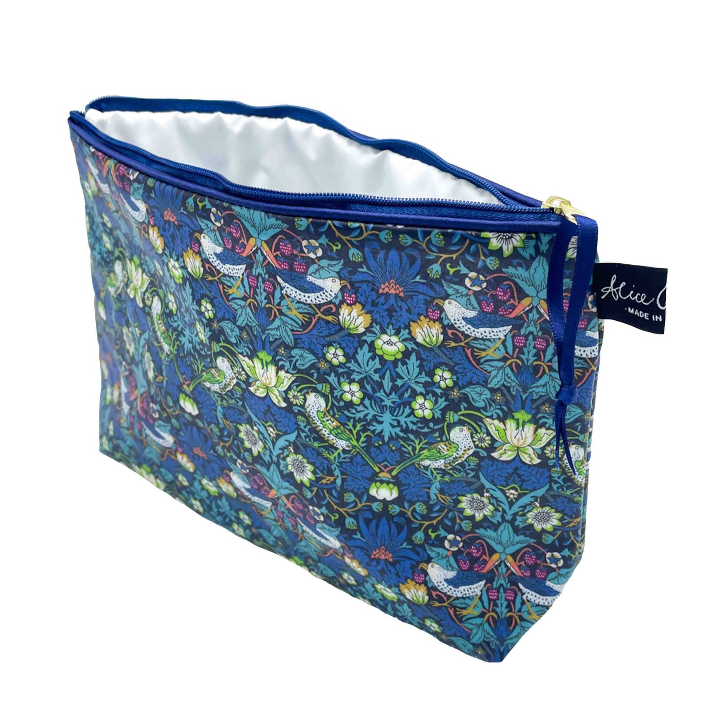Liberty songbird Strawberry Thief wash bag