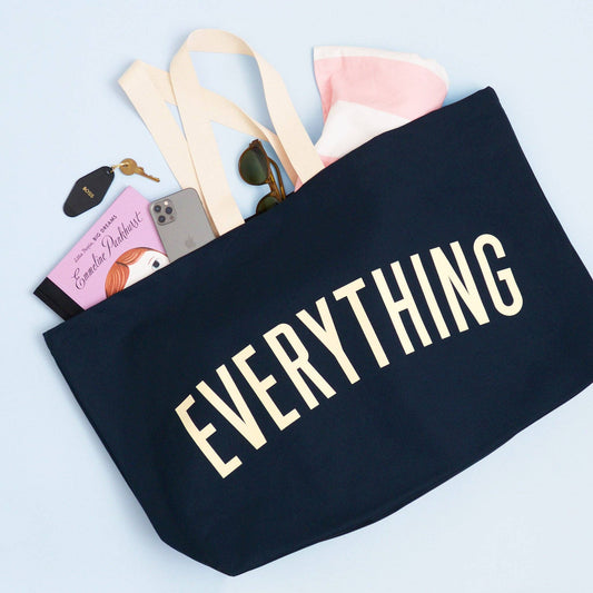 Everything - midnight blue REALLY big bag