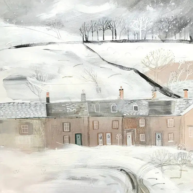 Settle in the snow - pack of 6 charity Christmas cards