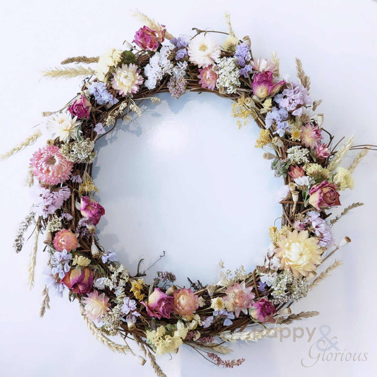 Summer dried flower wreath workshop  - Monday 1st July