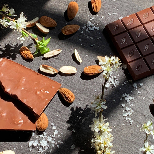 Sea Kissed Almond milk chocolate bar