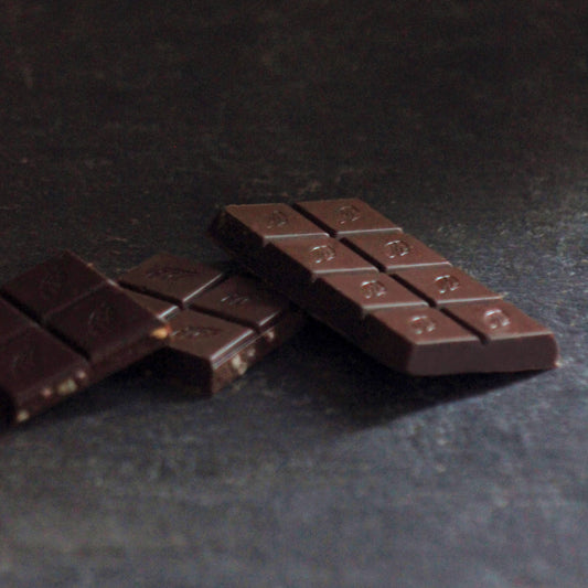 Ginger Lime dark chocolate bar