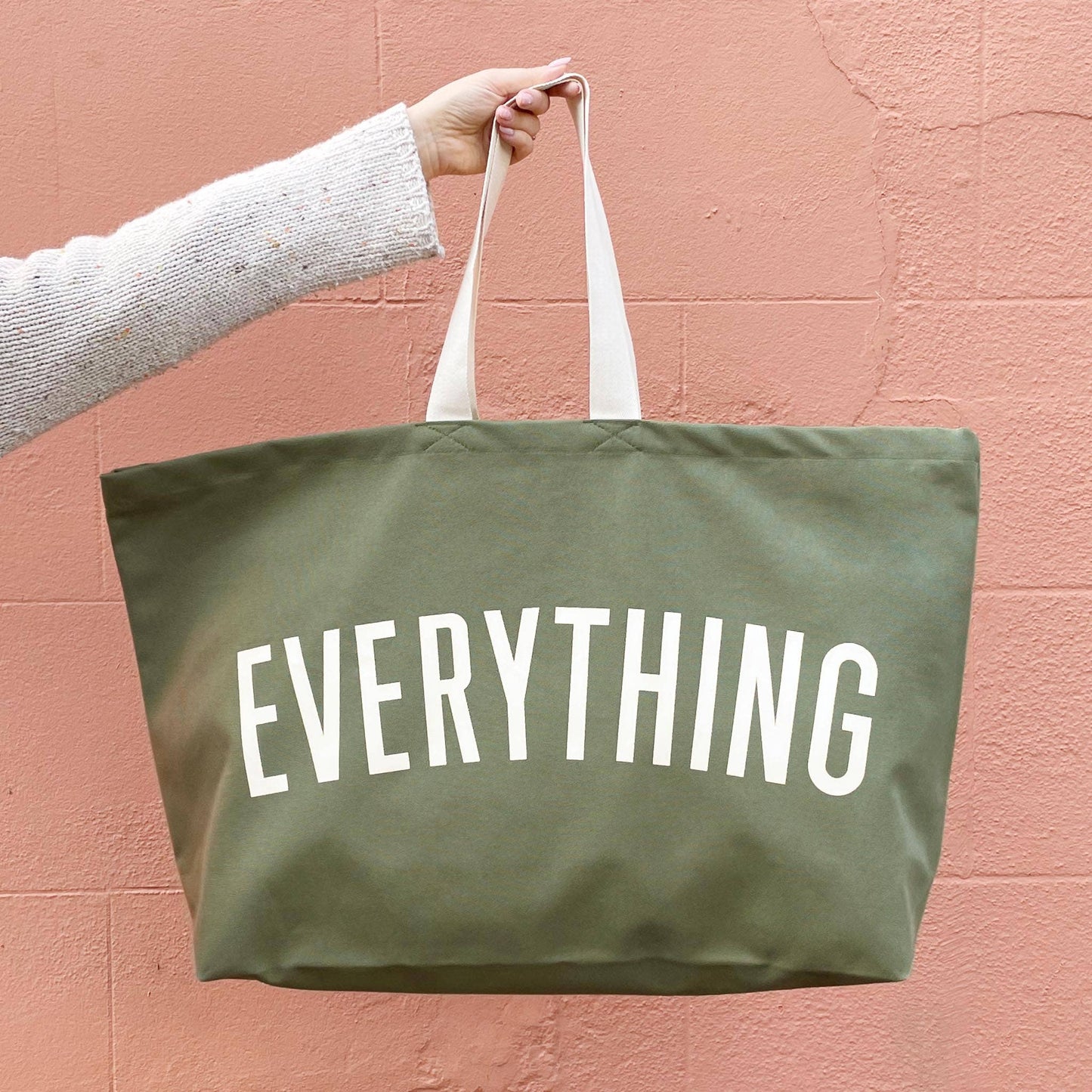 Everything - olive green REALLY big bag