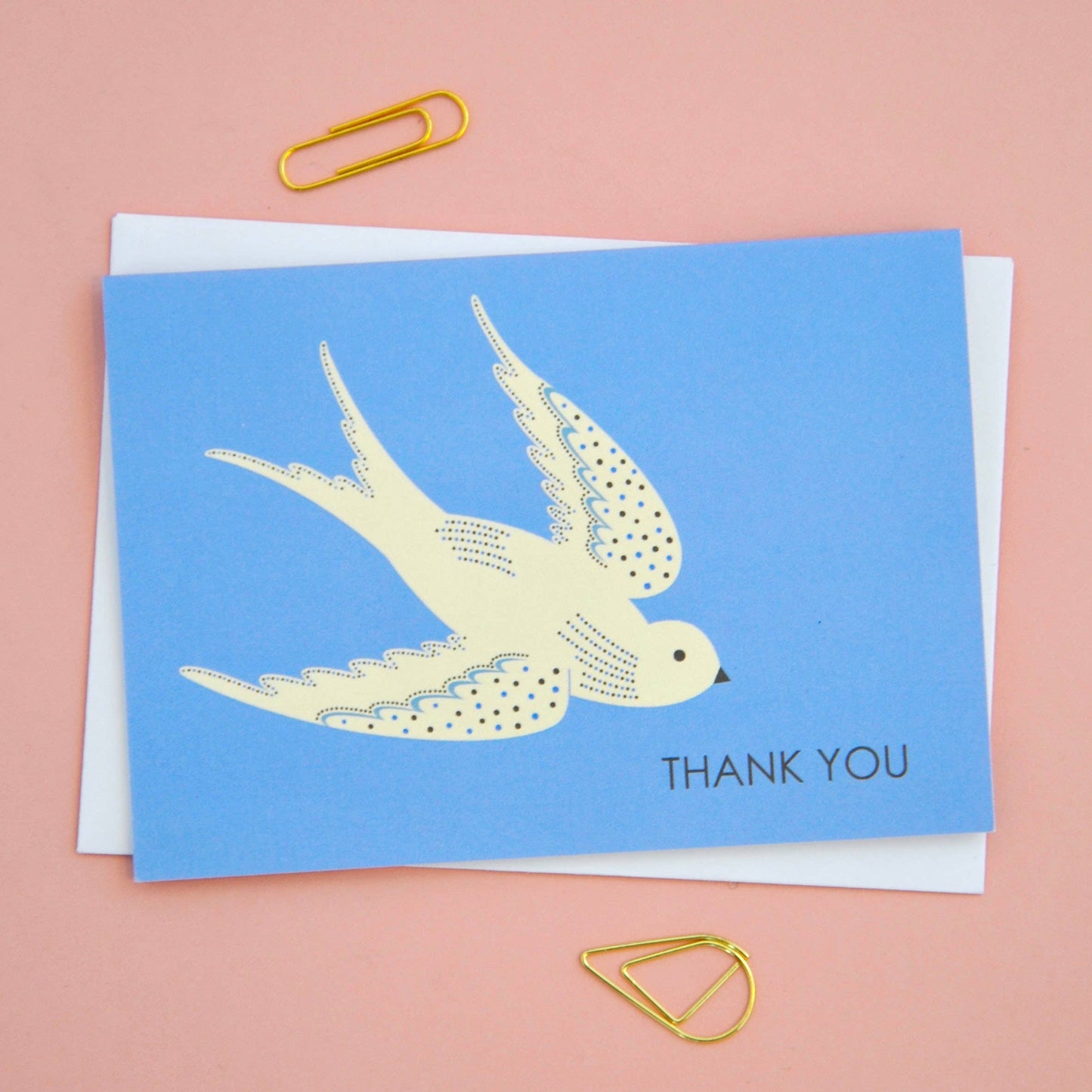 Set of eight 'pick & mix' thank you notecards