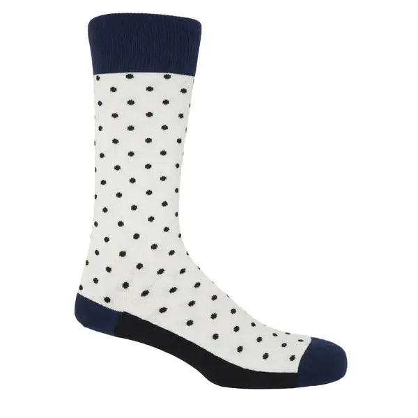 Pin polka large socks (size 6-13)