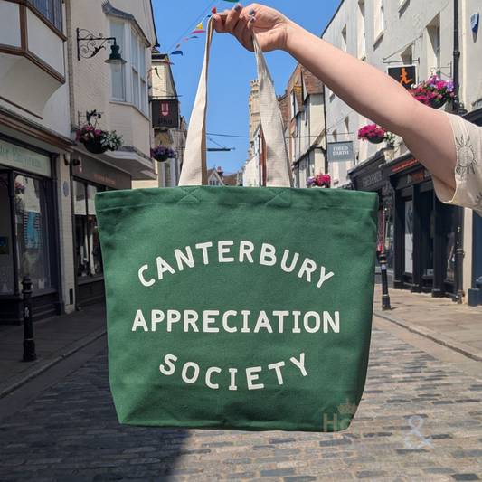 Canterbury appreciation society canvas tote bag