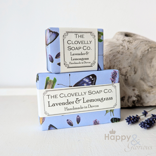 Clovelly Lavender & Lemongrass essential oil soap