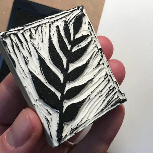 Nature linocut stamping workshop - Monday 23rd February