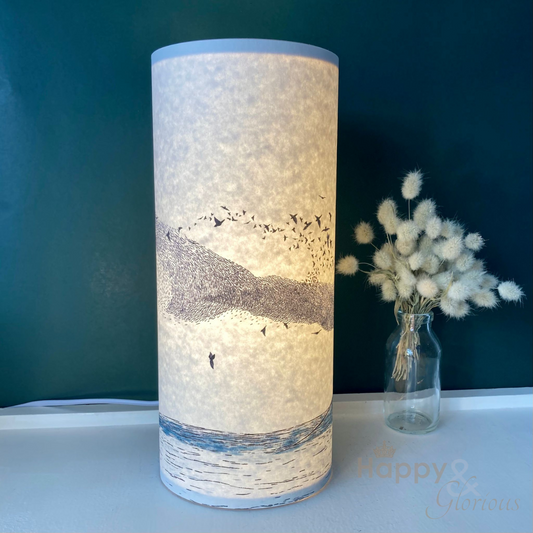 Murmuration parchment lamp