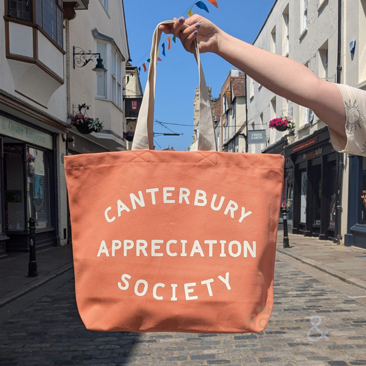 Canterbury appreciation society canvas tote bag
