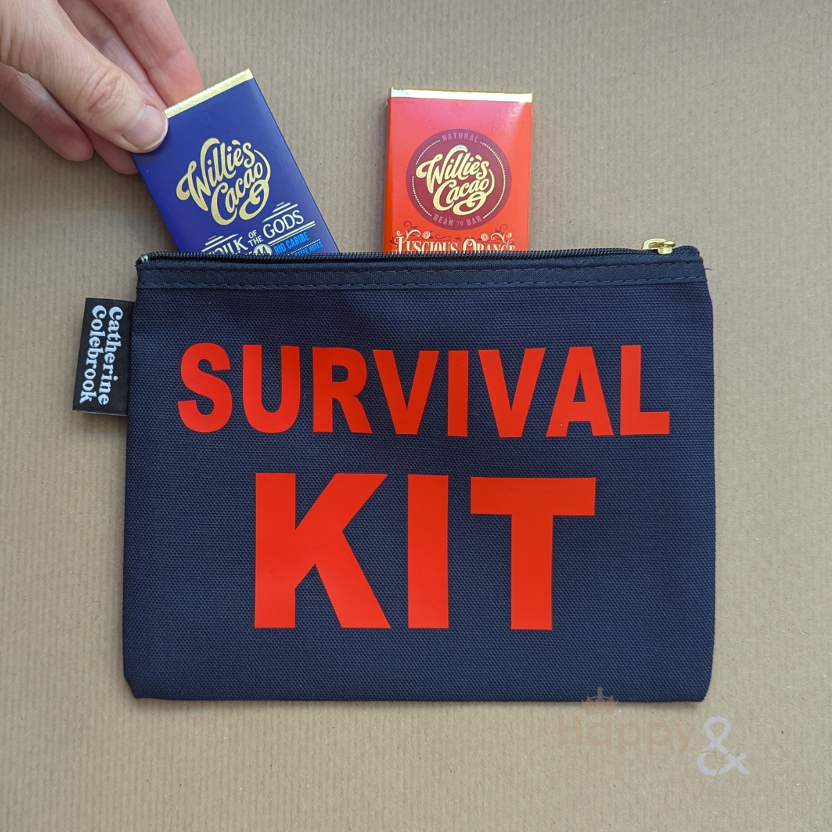 Survival kit purse in a choice of jolly colours