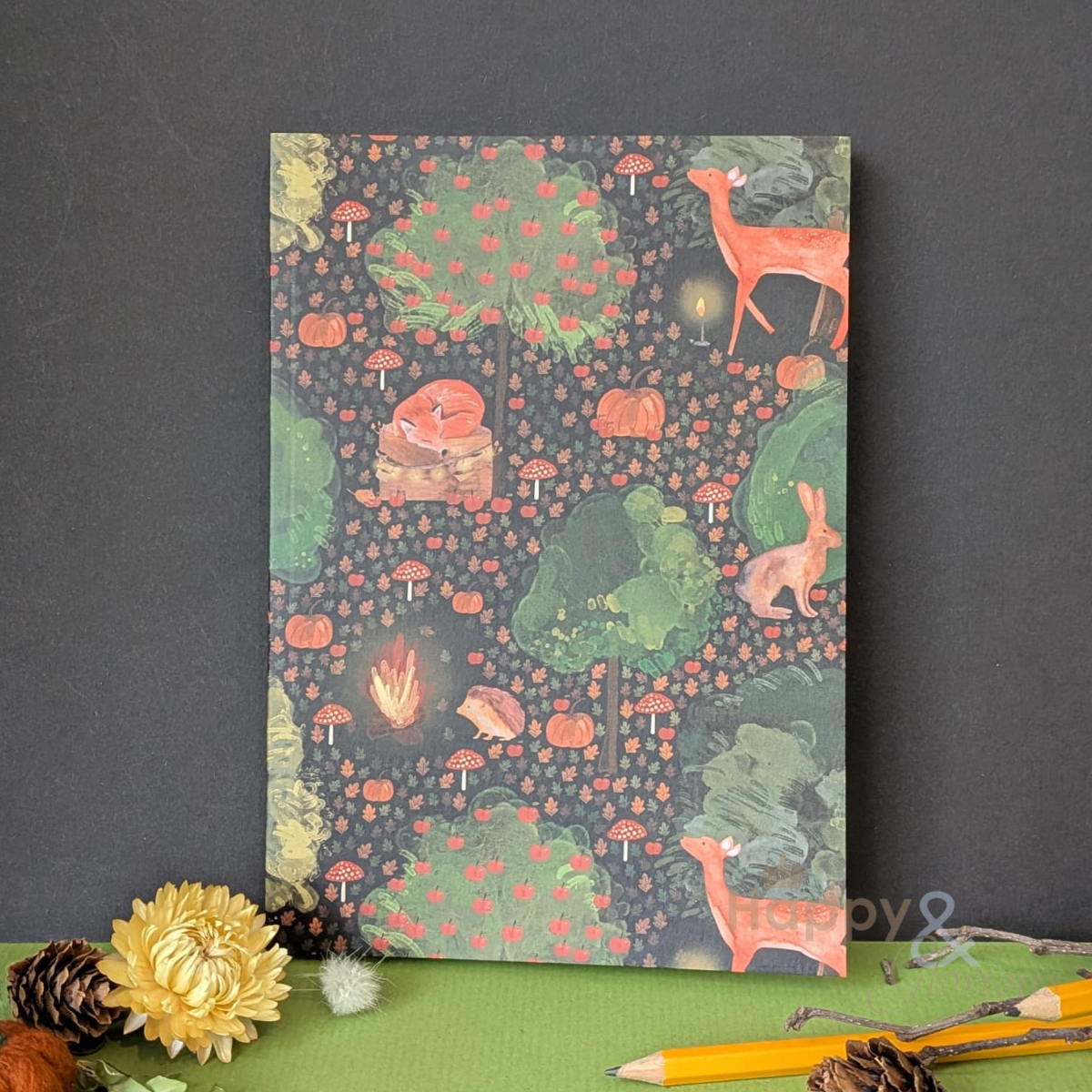 Midnight forest notebook