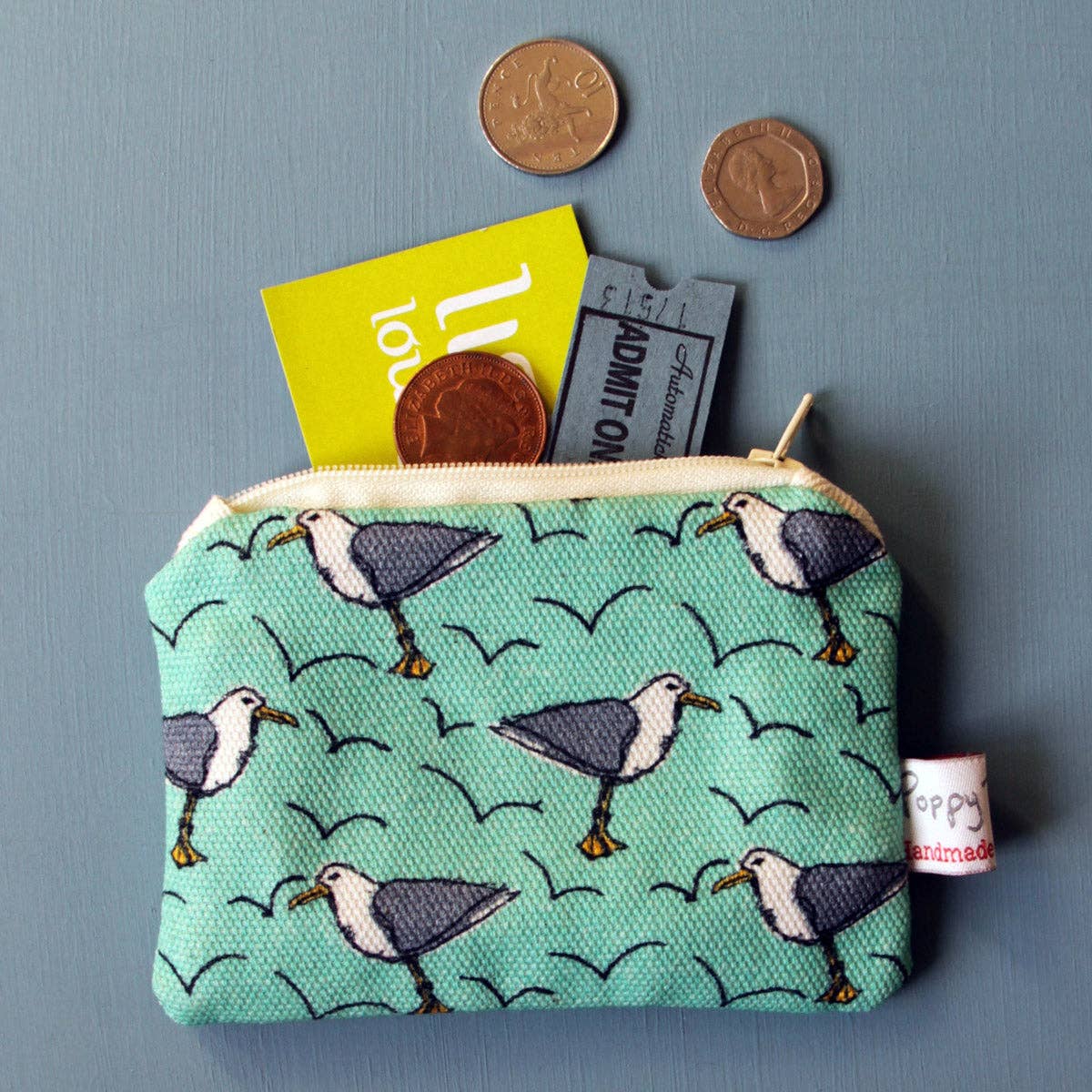 Small cheeky seagull purse