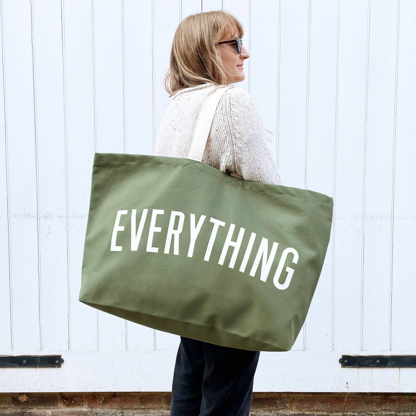 Everything - olive green REALLY big bag