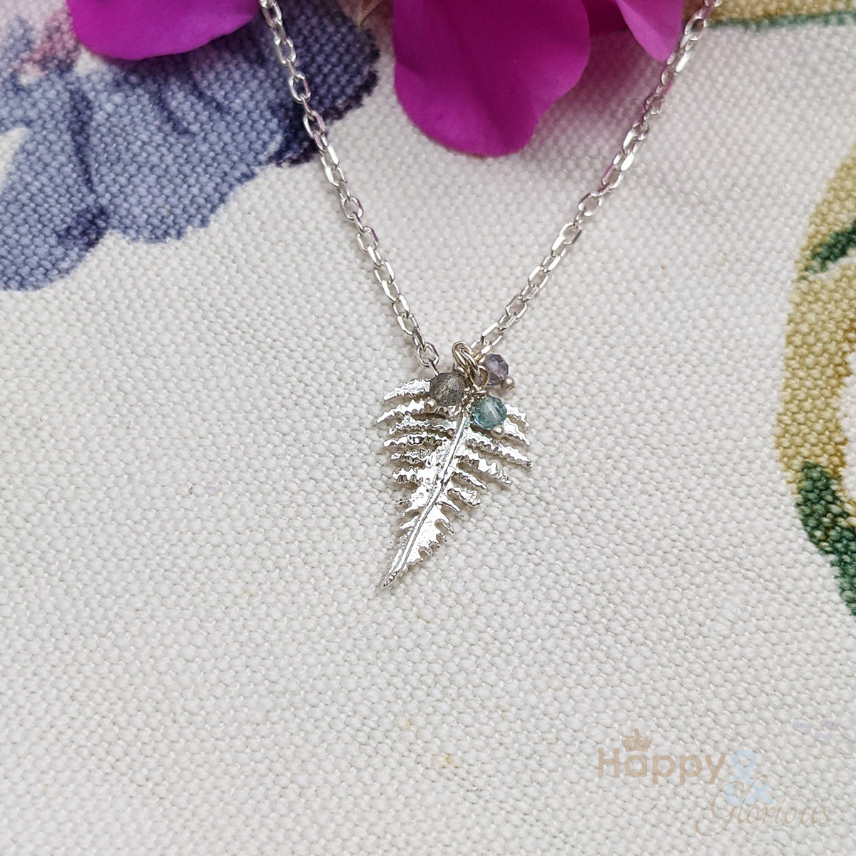 Sterling silver fern necklace by Amanda Coleman