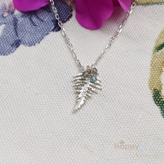 Sterling silver fern necklace by Amanda Coleman