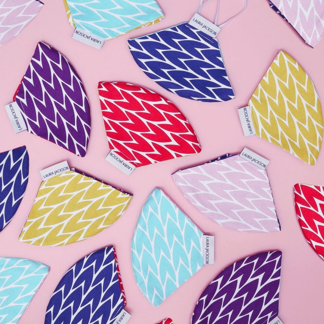 Reversible cotton face covering