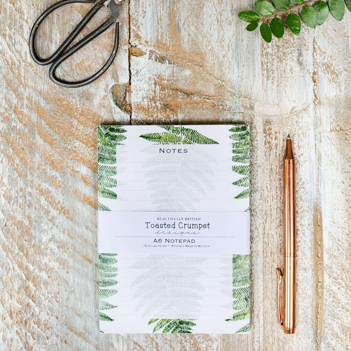 Ferns A6 jotter notepad