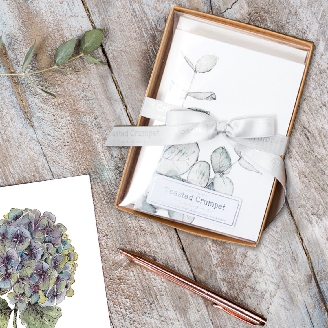 Botanicals set of eight notecards