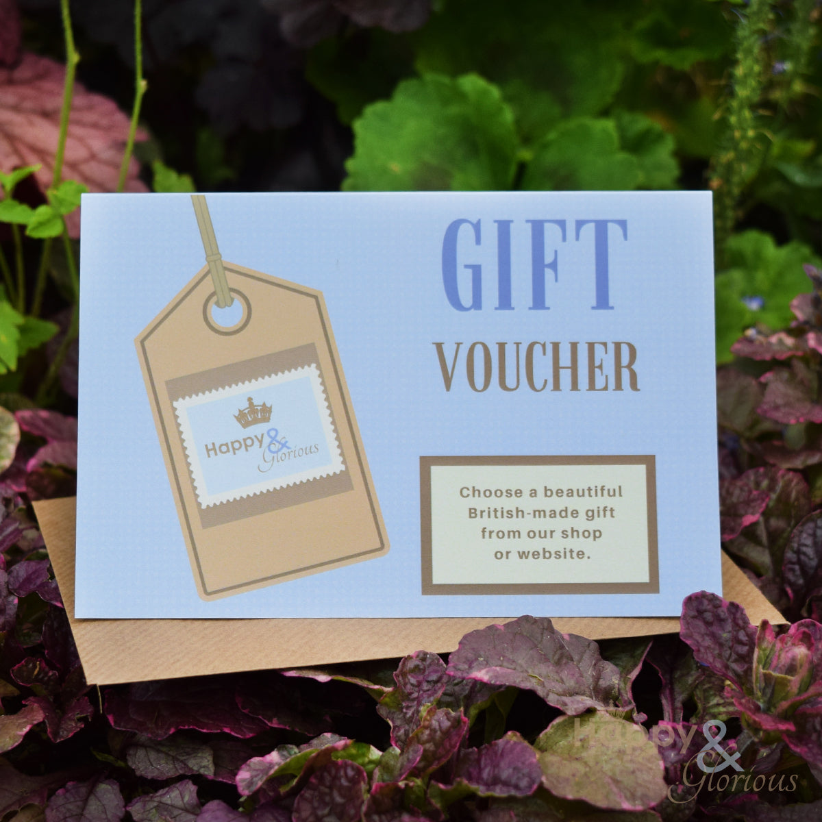 Happy & Glorious gift card - posted