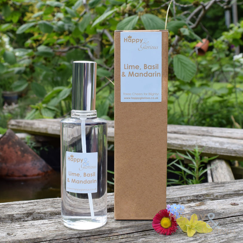 Lime basil & mandarin fragranced room & pillow spray