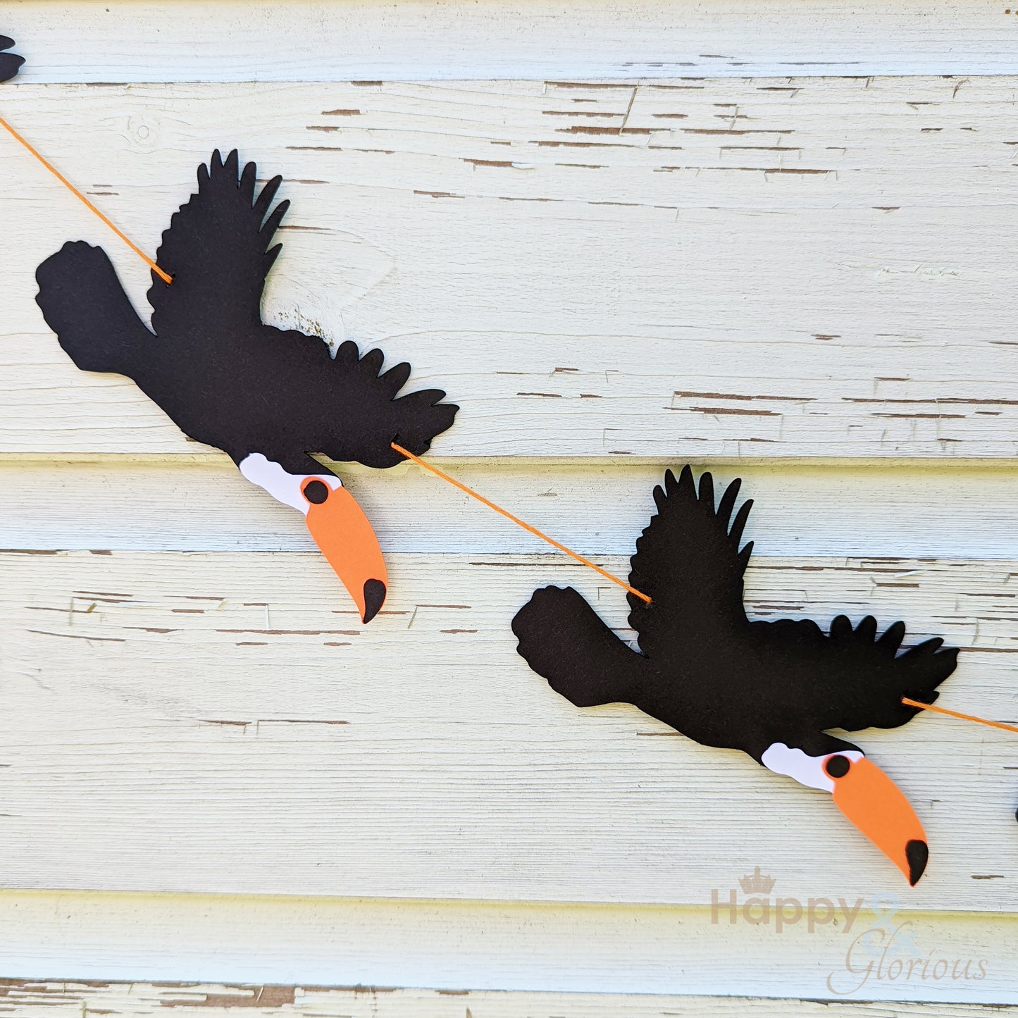 Jolly paper bunting - tiny toucans
