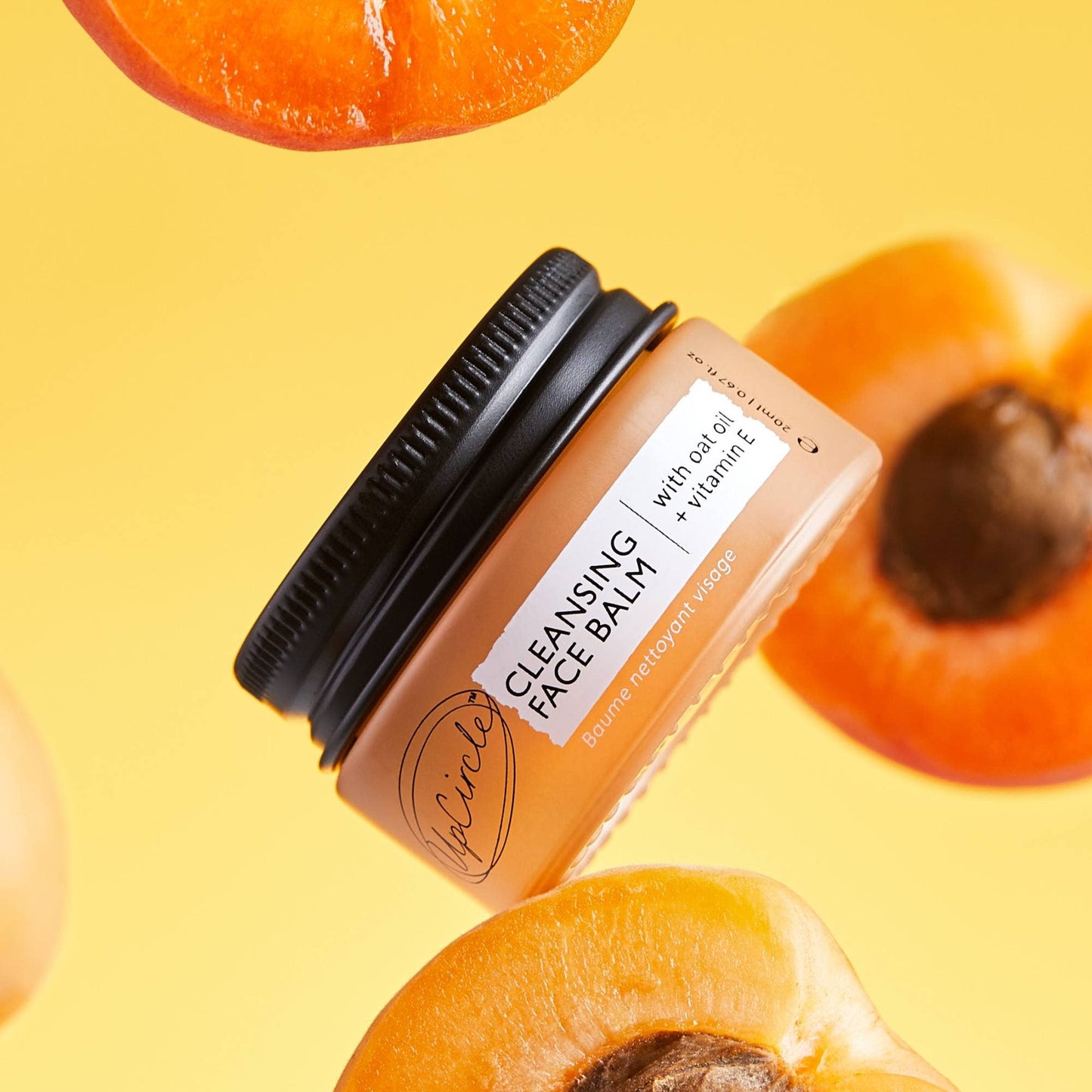 Upcircle natural cleansing balm & makeup remover with vitamin E