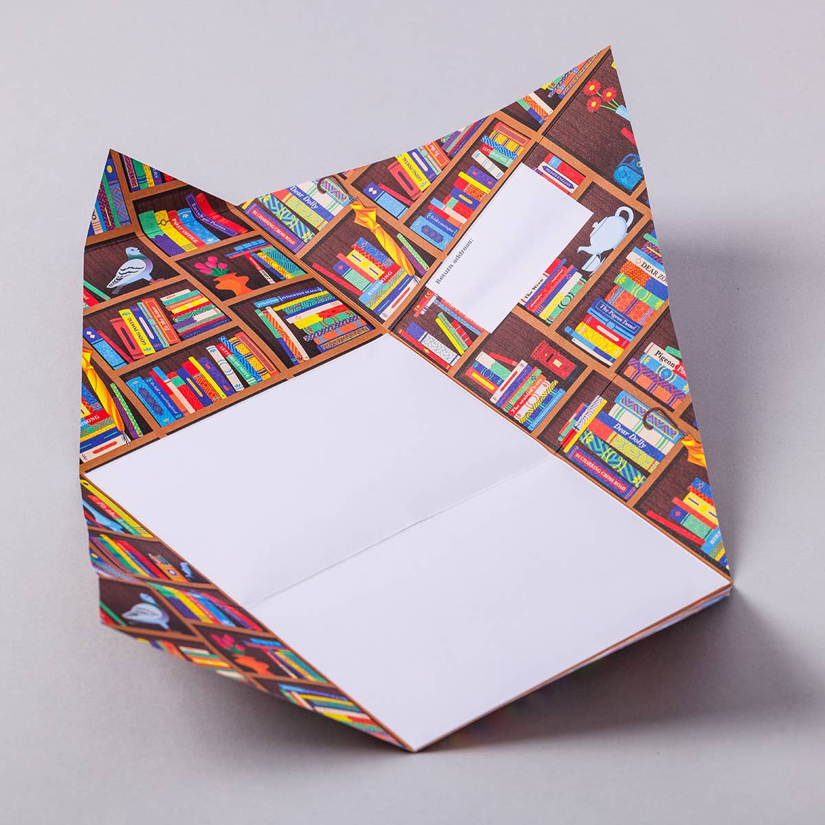 Bookshop Pigeon  - pack of 6 folding letters