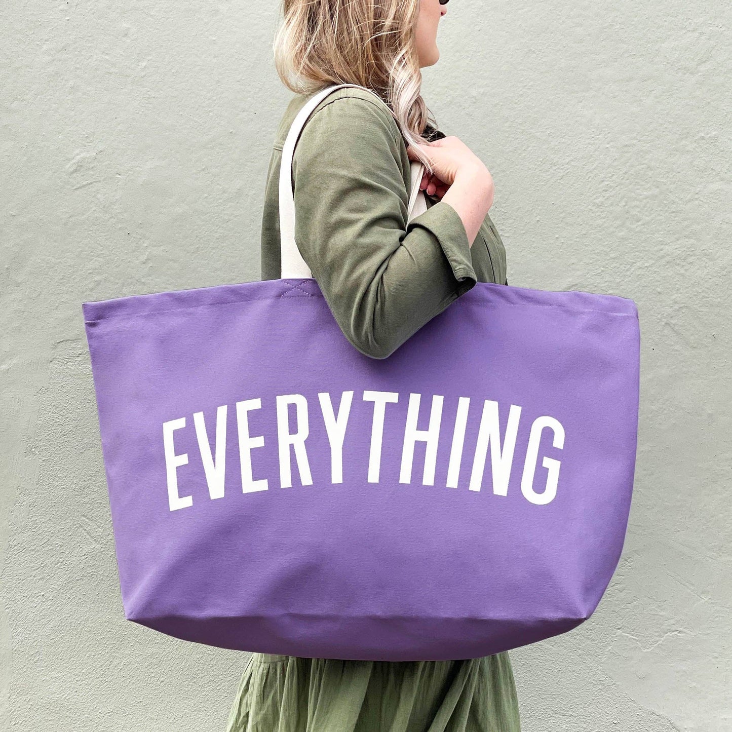 Everything - lavender REALLY big bag