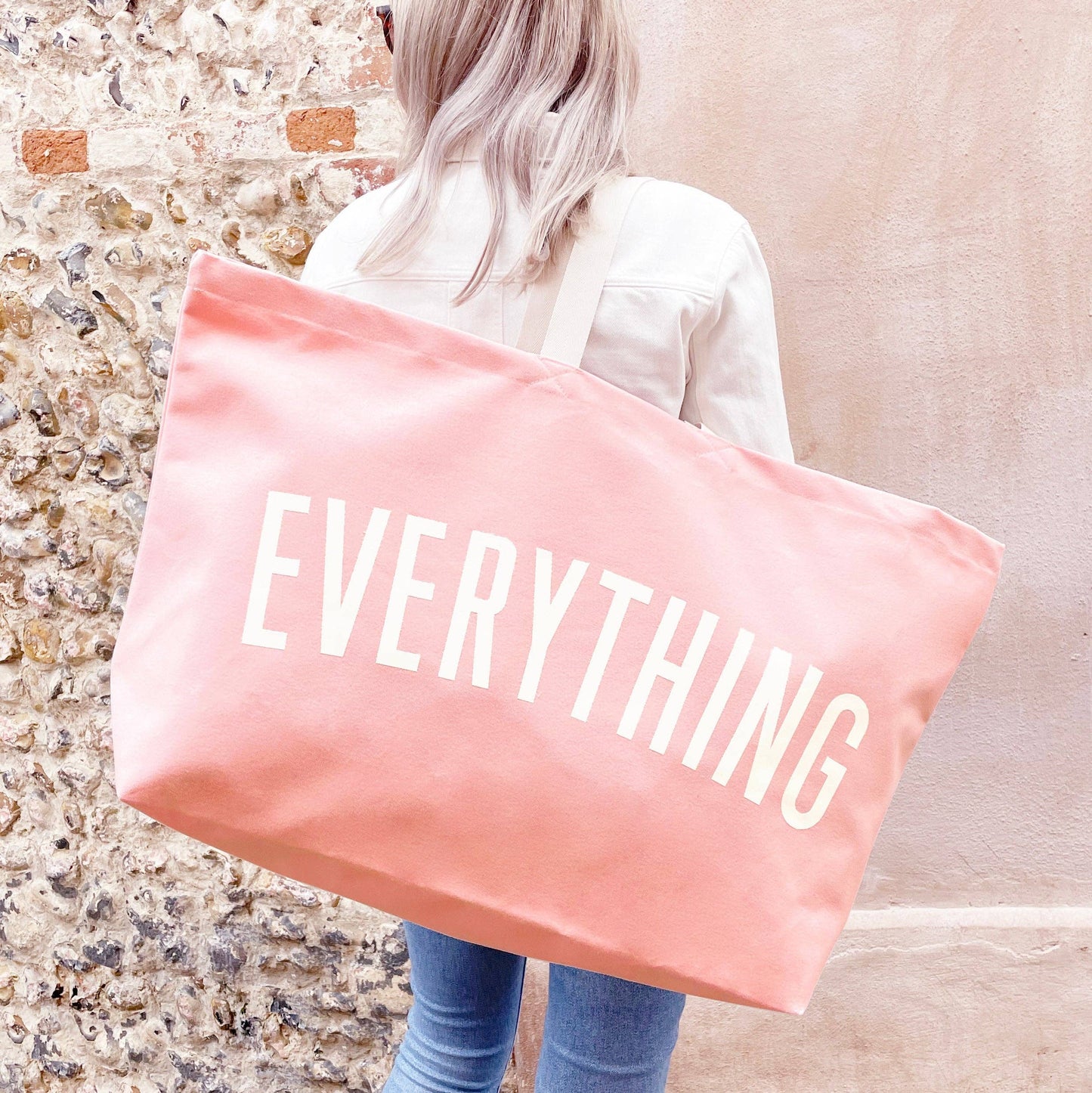 Everything - sugar pink REALLY big bag