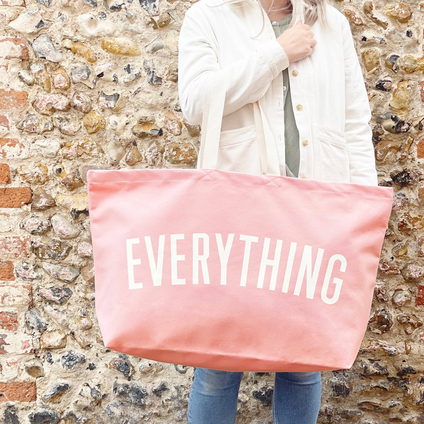 Everything - sugar pink REALLY big bag