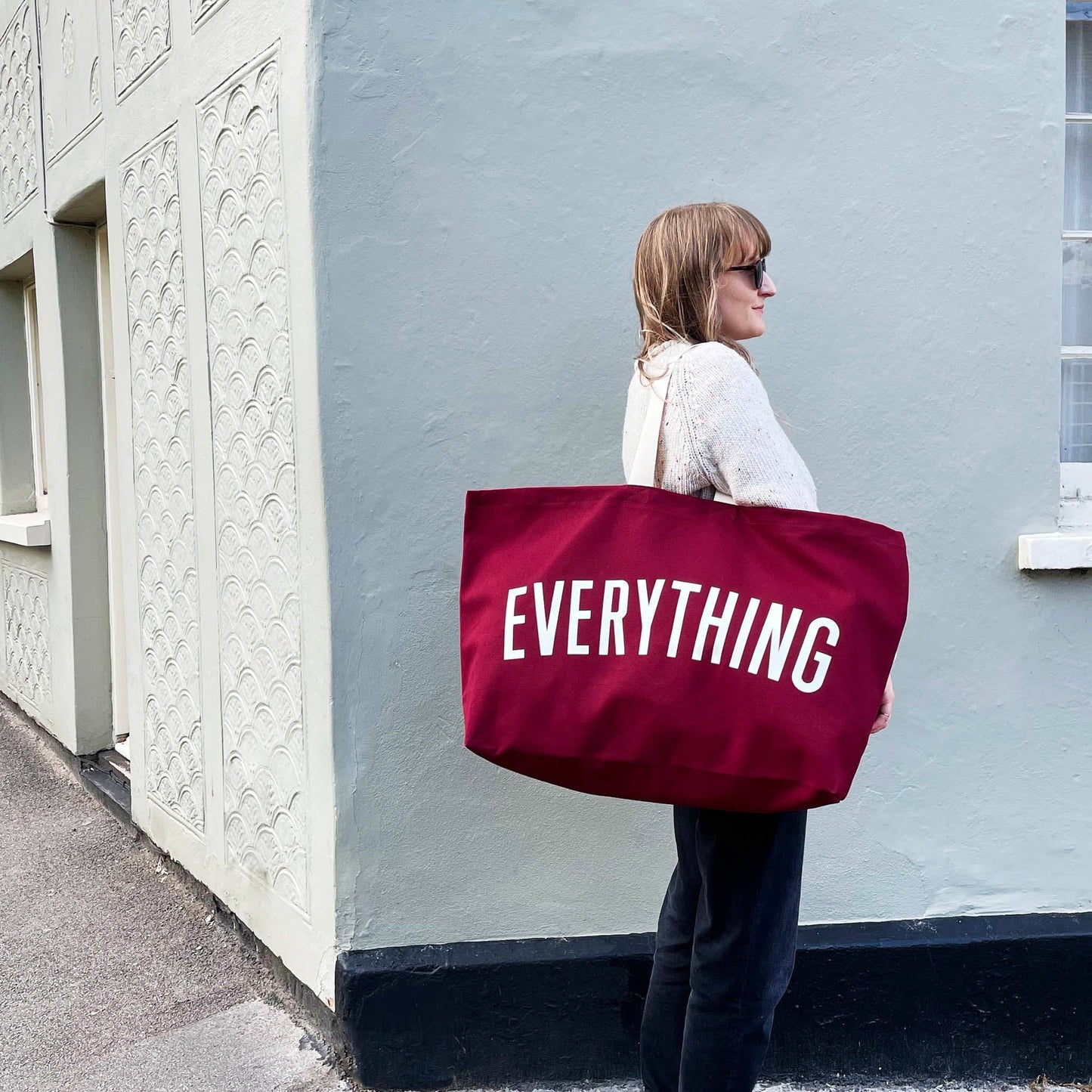 Everything - burgundy REALLY big bag