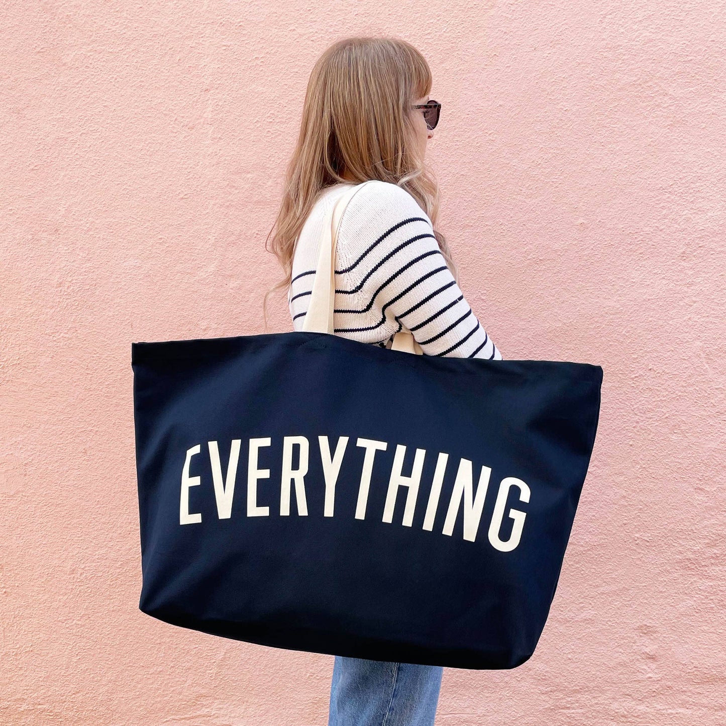 Everything - midnight blue REALLY big bag