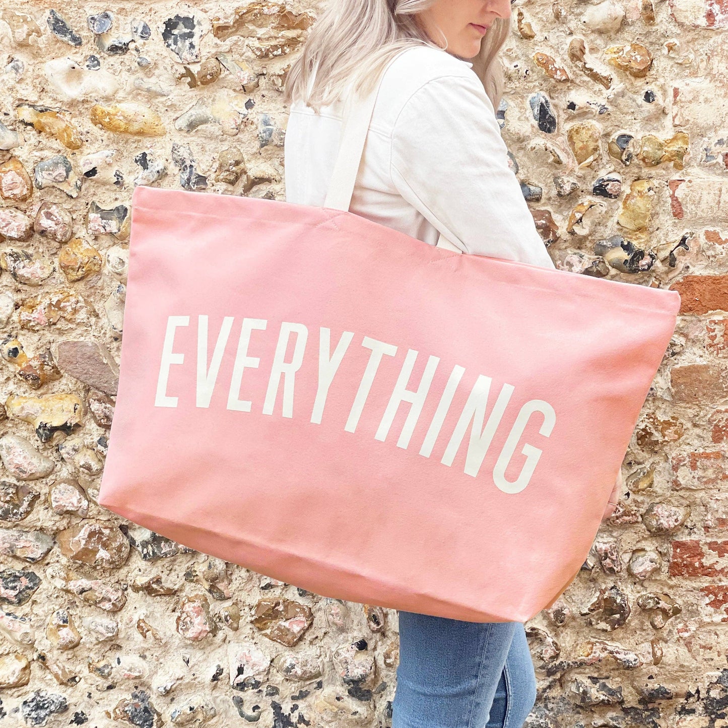 Everything - sugar pink REALLY big bag