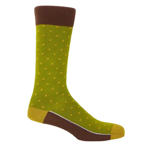 Pin polka large socks (size 6-13)