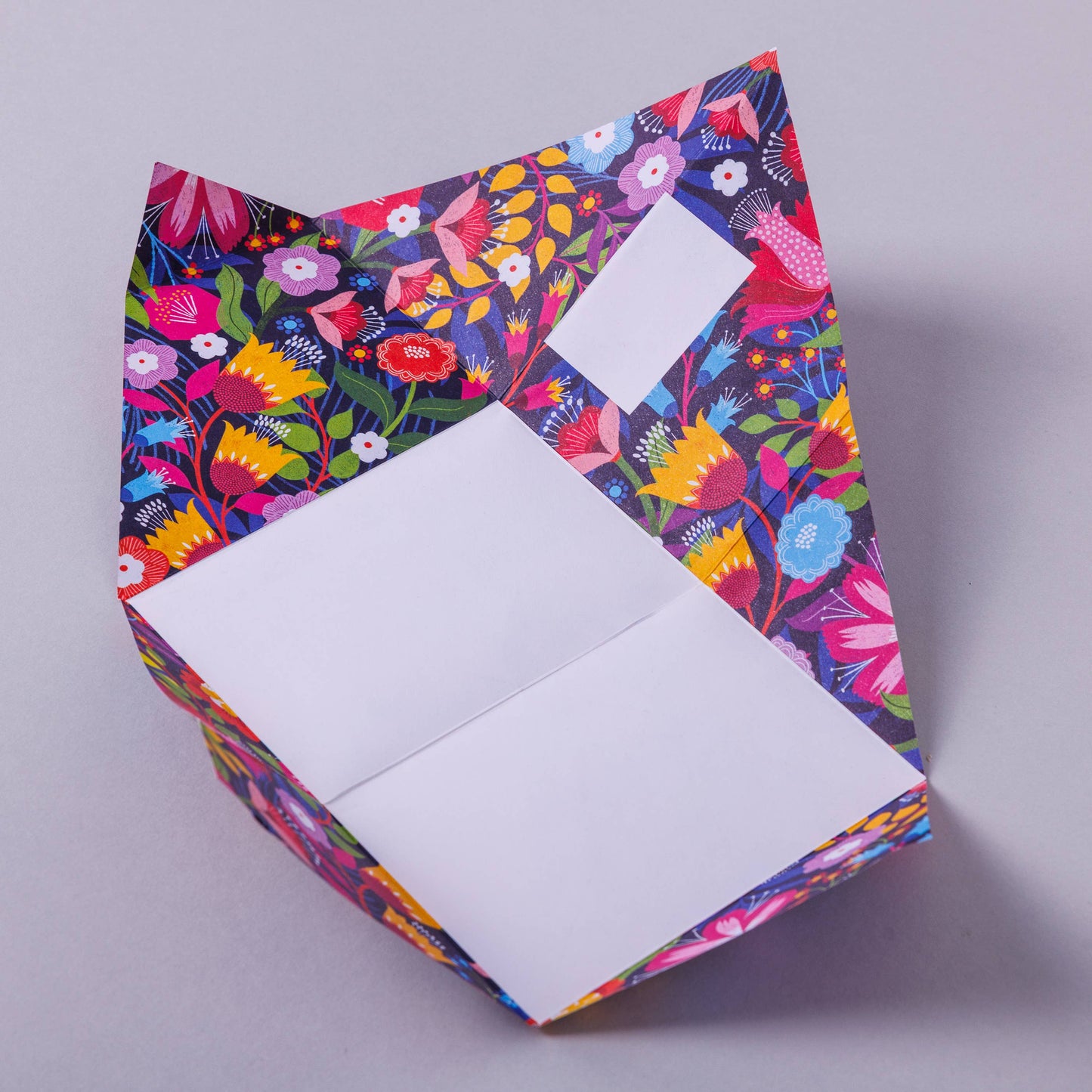Floral Fantasia Pigeon - pack of 6 folding letters