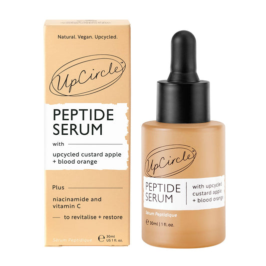 Upcircle vegan collagen boosting peptide face serum