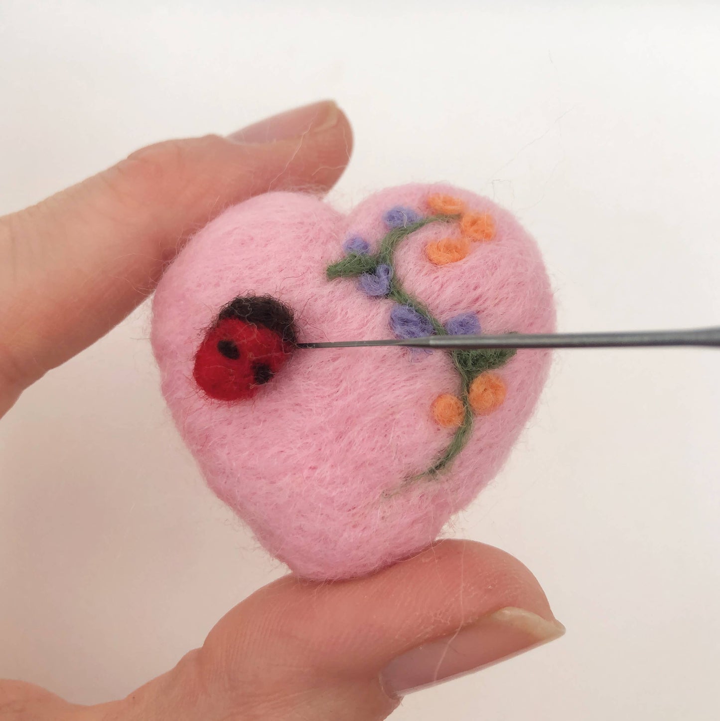Springtime needle felting craft kit