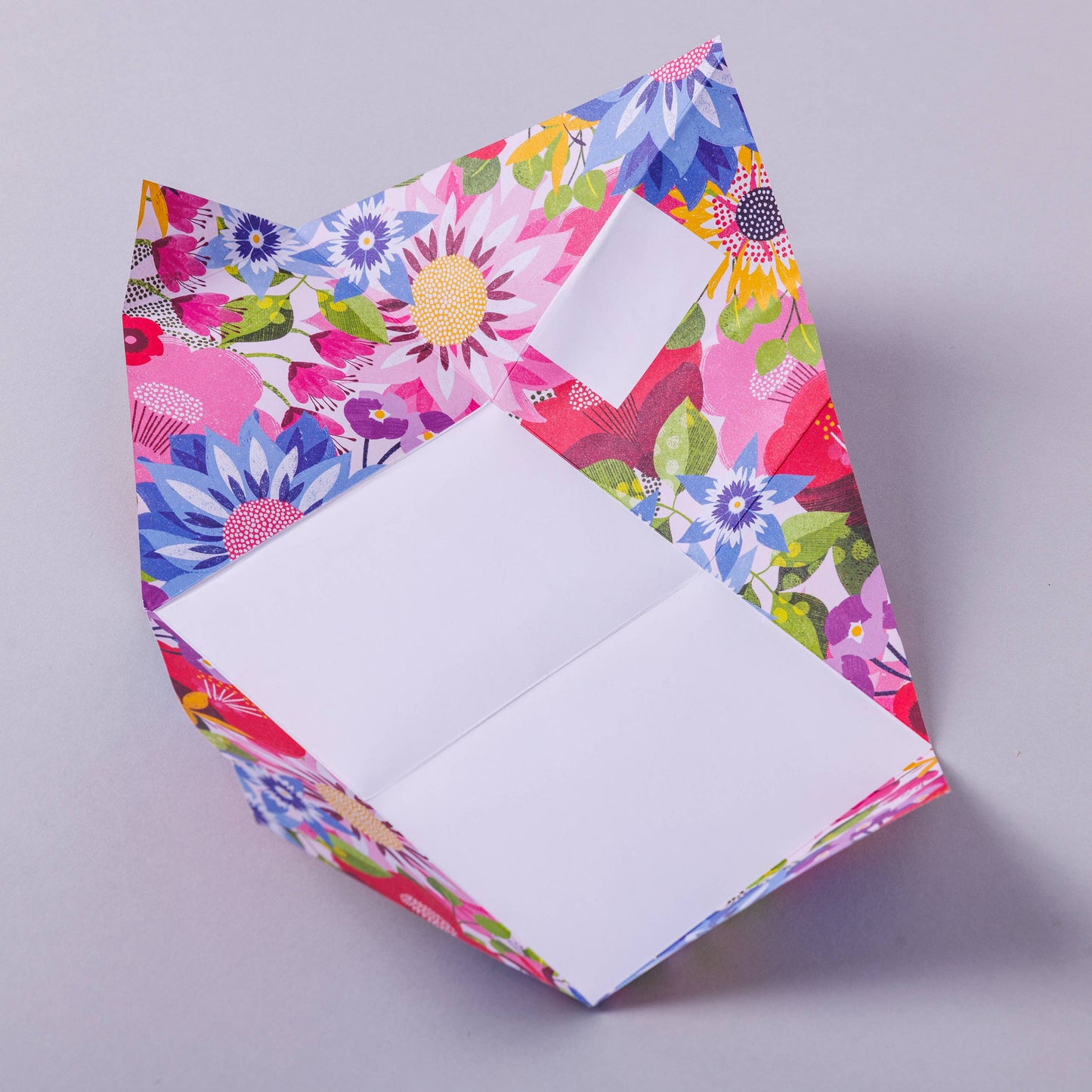Floral Fantasia Pigeon - pack of 6 folding letters
